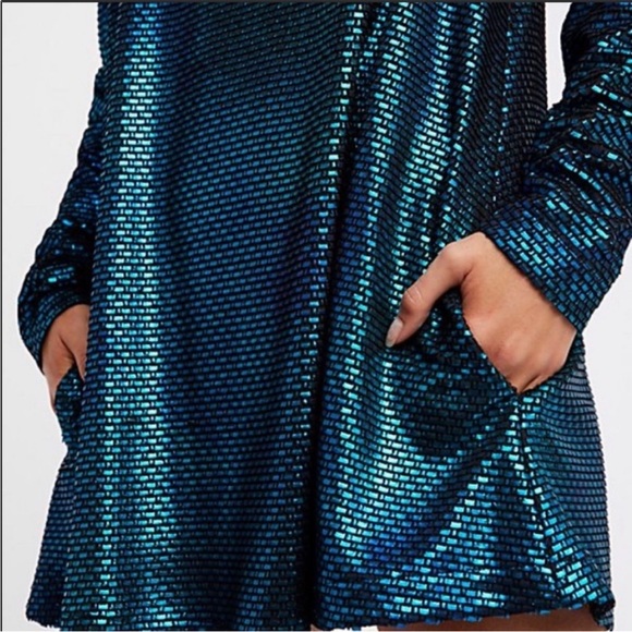 Free People mermaid diamonds are forever mini dress - Picture 4 of 11